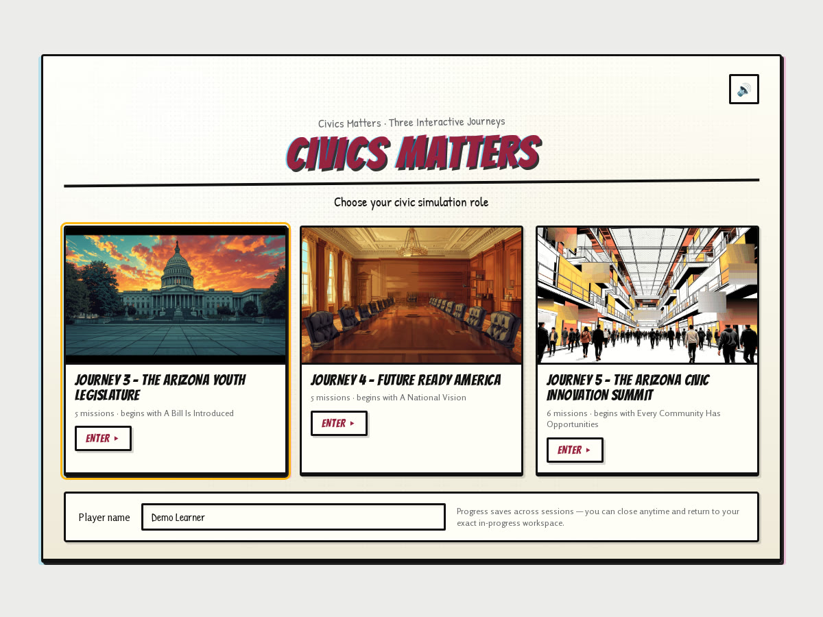 Current journey menu